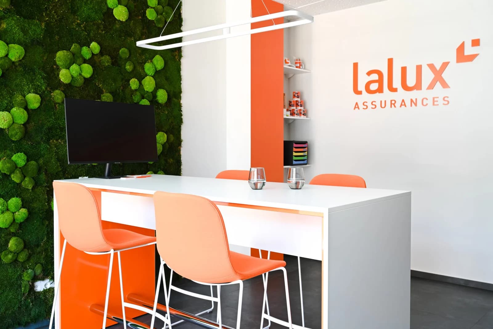 The agency reception in Bivange